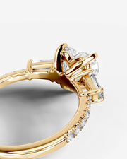 Mun (Heart) 14k Yellow Gold 004