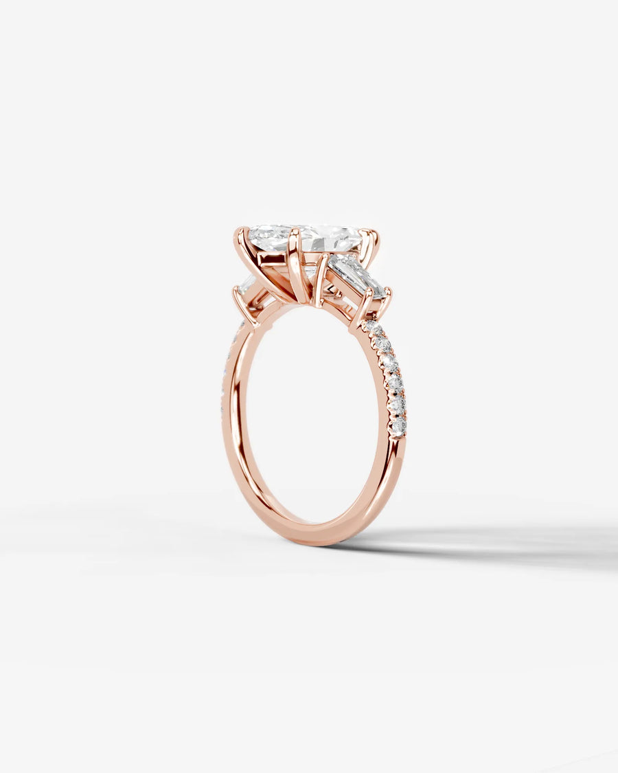 Mun (Marquise) 14k Rose Gold 002