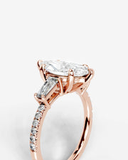 Mun (Marquise) 14k Rose Gold 003