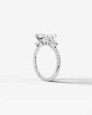 Mun (Marquise) 14k White Gold 002