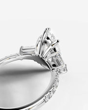 Mun (Marquise) 14k White Gold 004