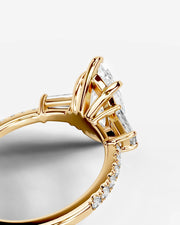 Mun (Marquise) 18k Yellow Gold 004