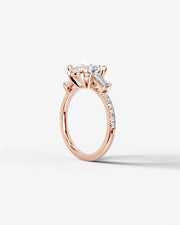 Mun (Pear) 14k Rose Gold 002