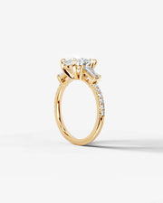 Mun (Pear) 14k Yellow Gold 002