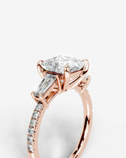 Mun (Princess) 14k Rose Gold 003