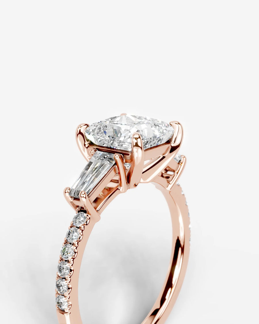Mun (Princess) 14k Rose Gold 003