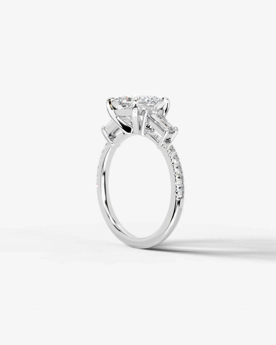 Mun (Princess) 14k White Gold 002