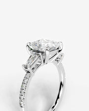 Mun (Princess) 18k White Gold 003