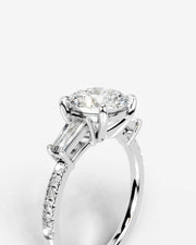 Mun (Round) 18k White Gold 003