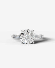 Mun (Round) 18k White Gold 001