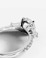 Mun (Round) 14k White Gold 004