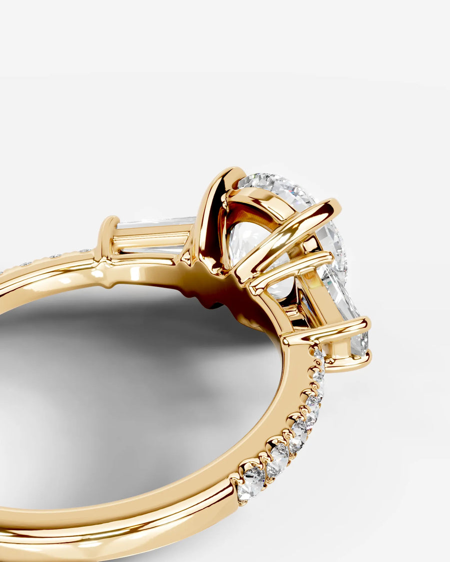 Mun (Round) 14k Yellow Gold 004