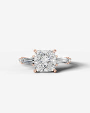 Mun (Cushion) 14k Rose Gold 001