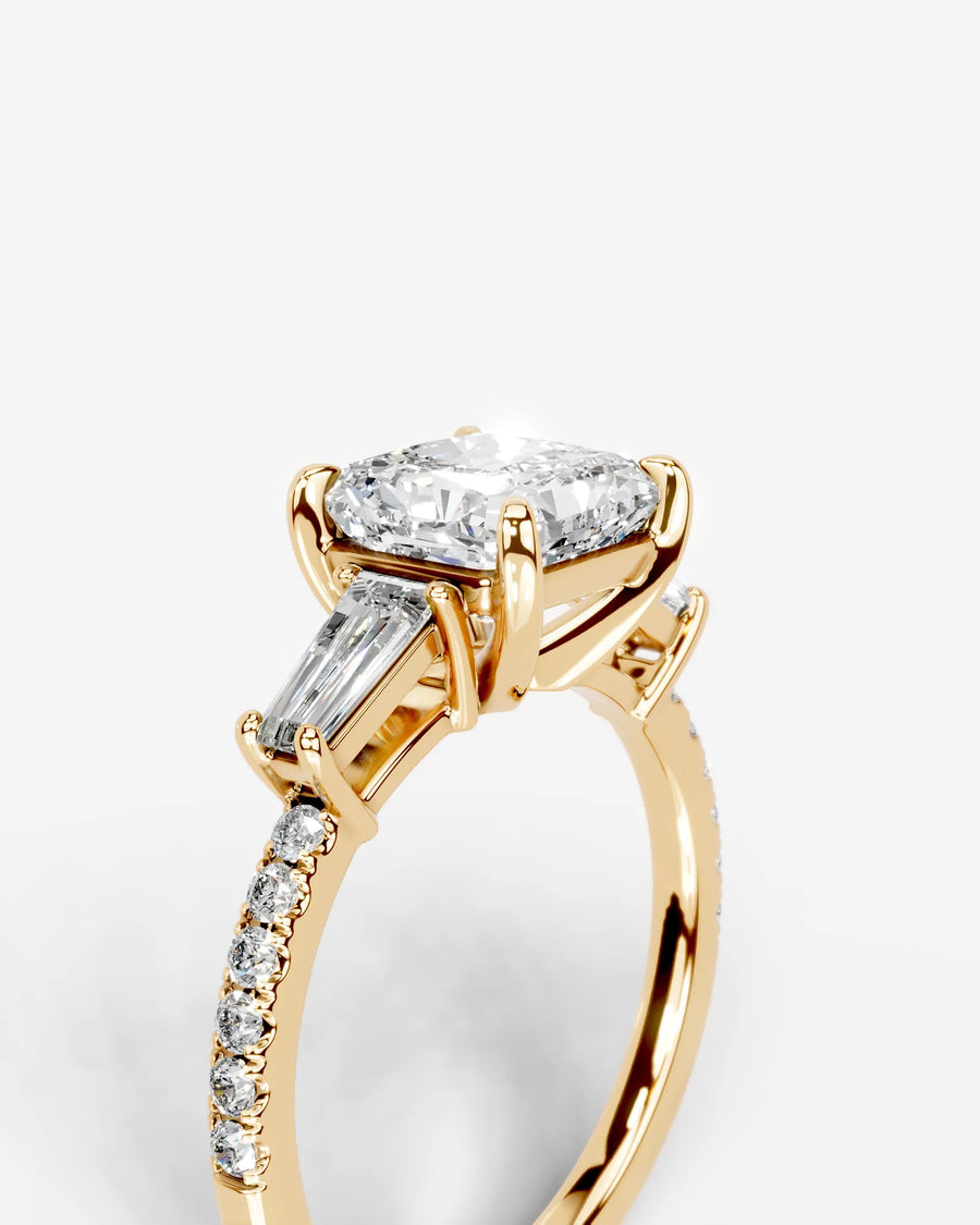 Mun (Radiant) 18k Yellow Gold 003