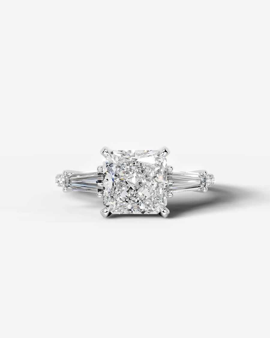 Mun (Radiant) 14k White Gold 001