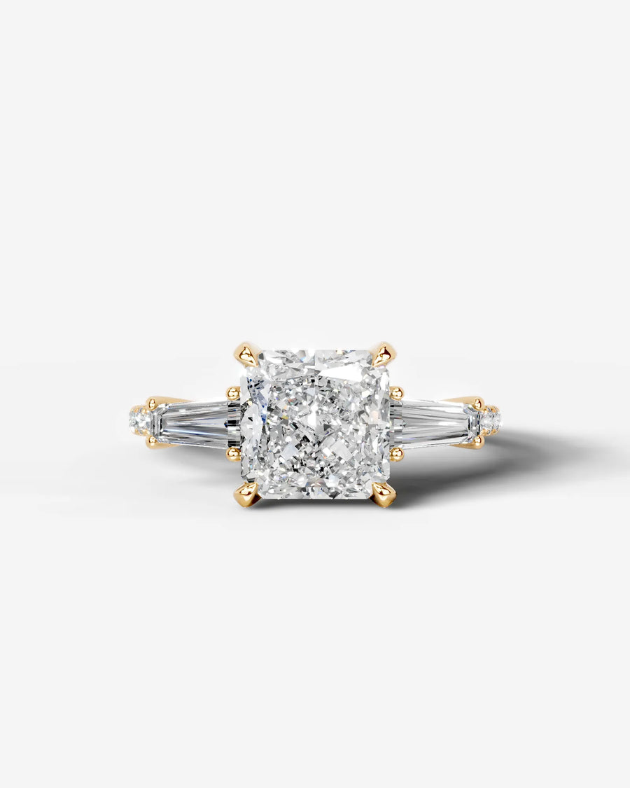 Mun (Radiant) 14k Yellow Gold 001