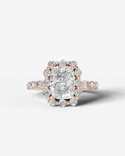 Nels (Elongated Cushion) 14k Rose Gold 001