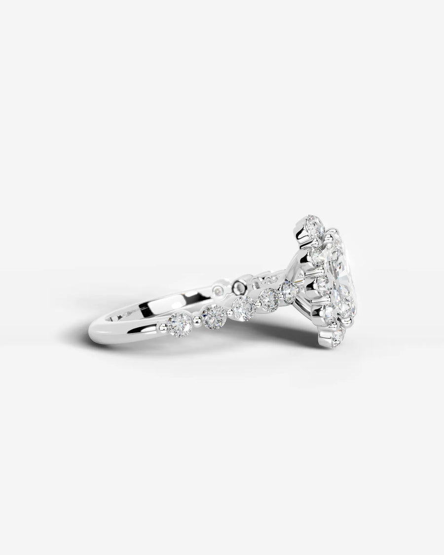 Nels (Elongated Cushion) 18k White Gold 005