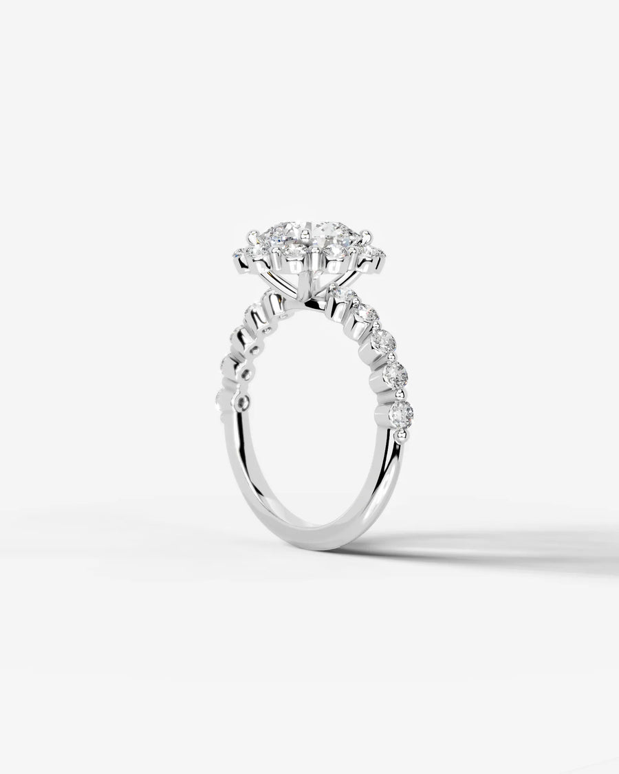 Nels (Round) 18k White Gold 002
