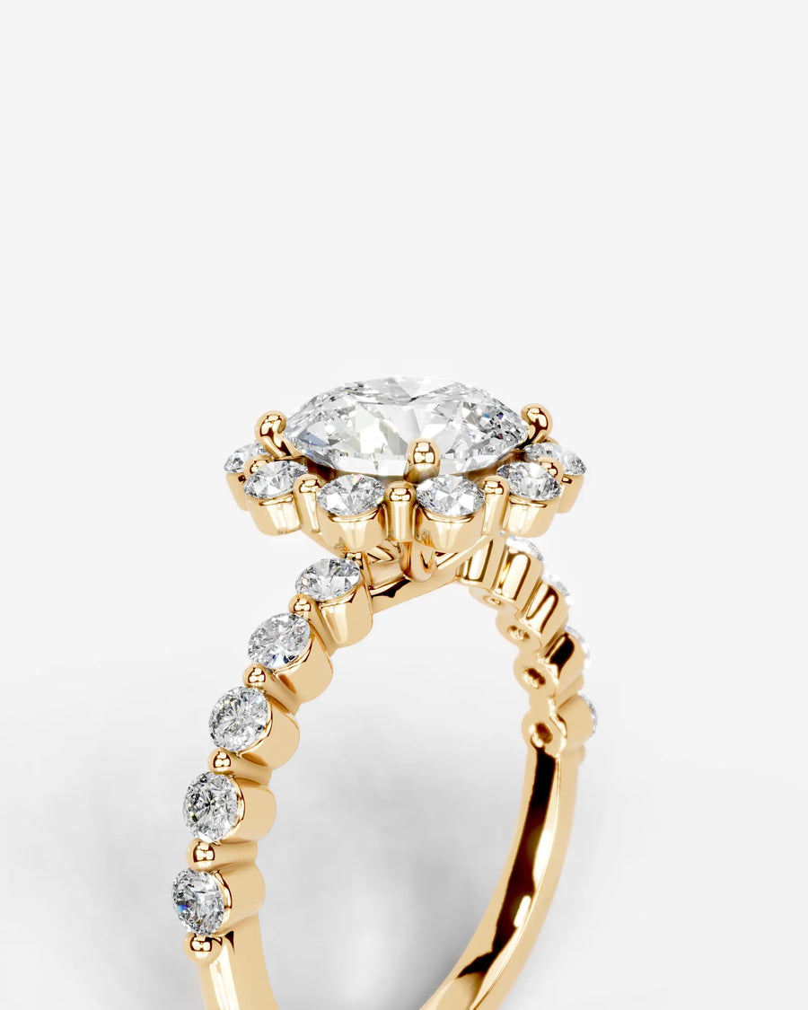 Nels (Round) 18k Yellow Gold 003