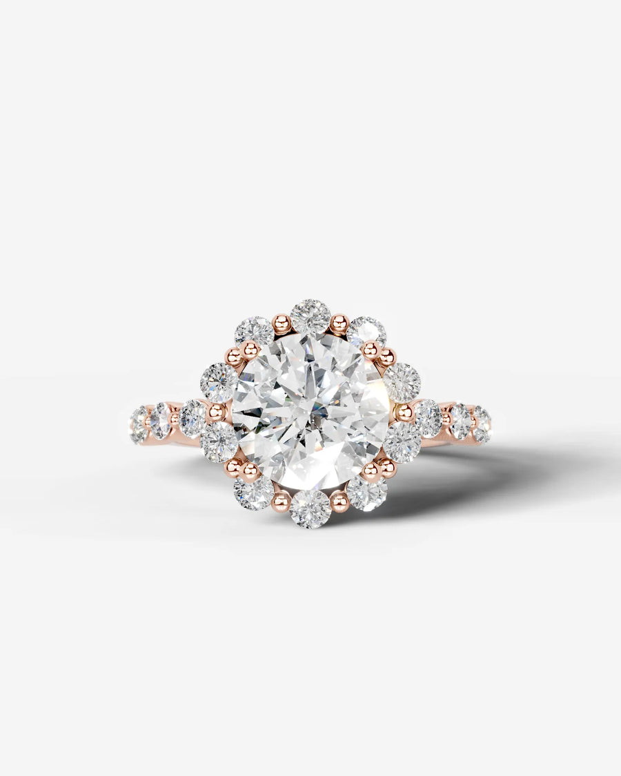 Nels (Round) 14k Rose Gold 001
