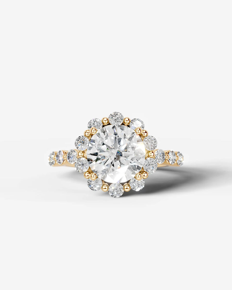 Nels (Round) 14k Yellow Gold 001