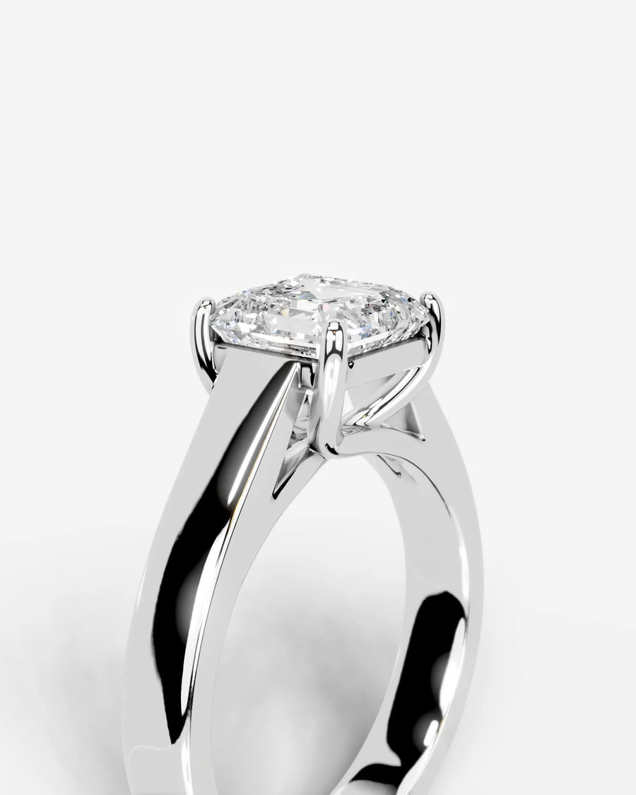 Nola (Asscher) Platinum 005