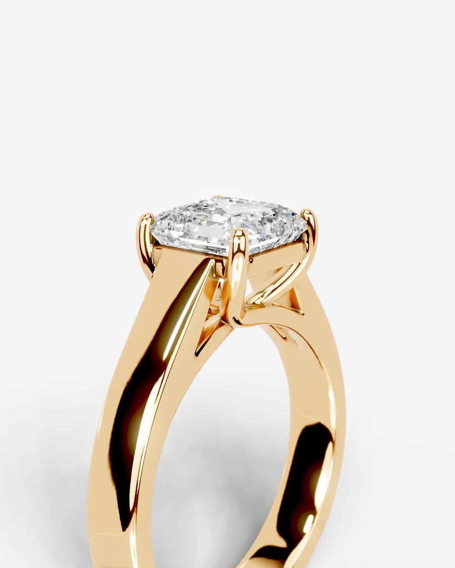 Nola (Asscher) 14k Yellow Gold 005