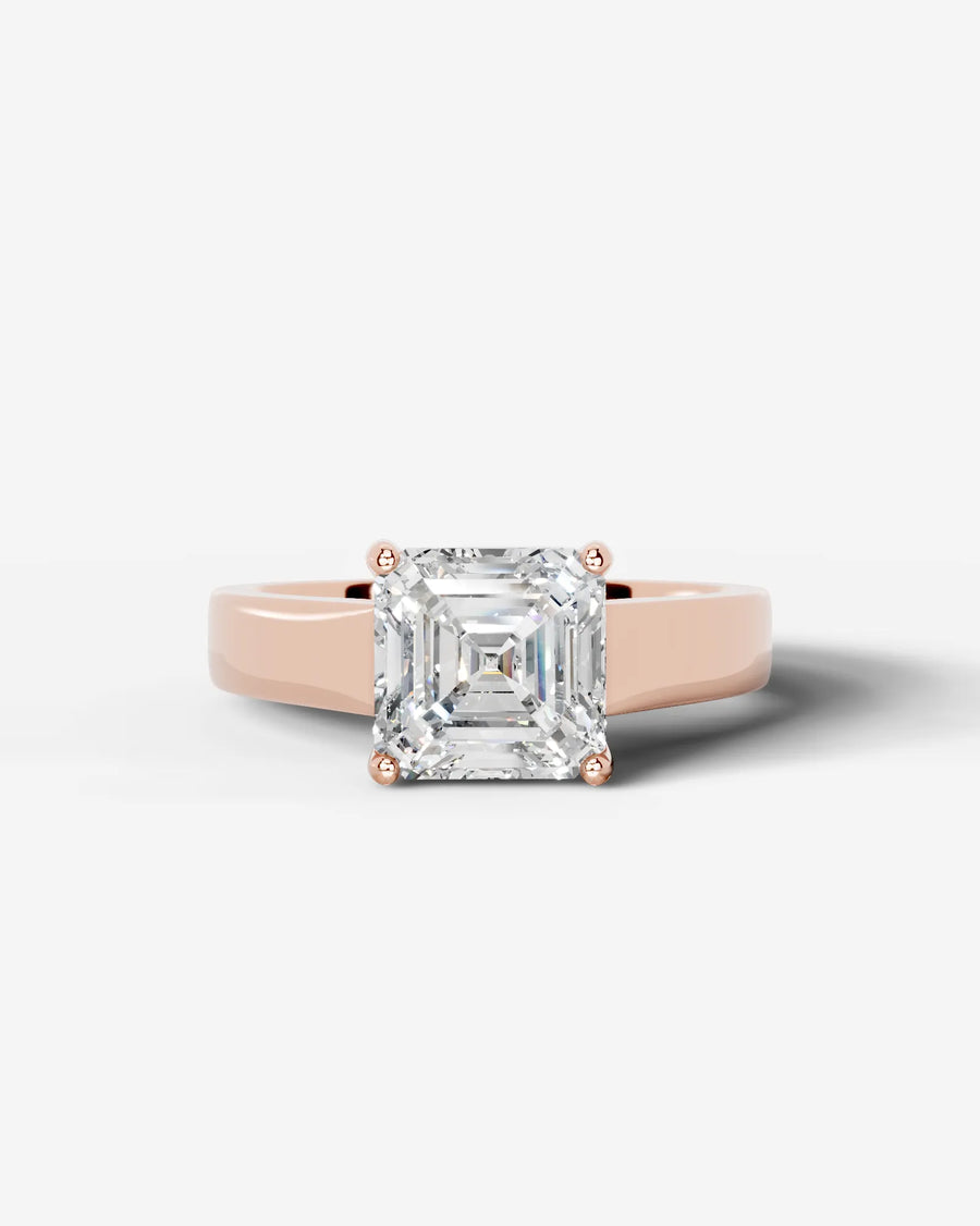 Nola (Asscher) 14k Rose Gold 001