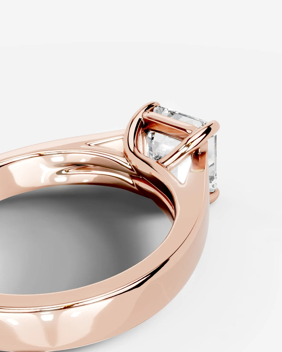 Nola (Asscher) 14k Rose Gold 002