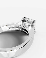 Nola (Asscher) 18k White Gold 002