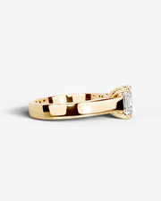 Nola (Asscher) 14k Yellow Gold 003