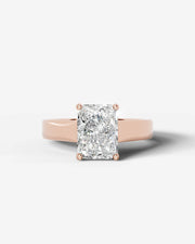 Nola (Elongated Radiant) 14k Rose Gold 001