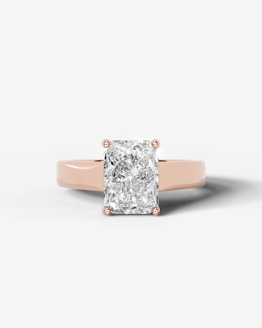 Nola (Elongated Radiant) 14k Rose Gold 001