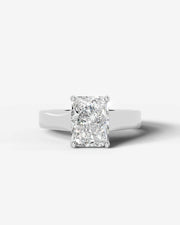 Nola (Elongated Radiant) 14k White Gold 001