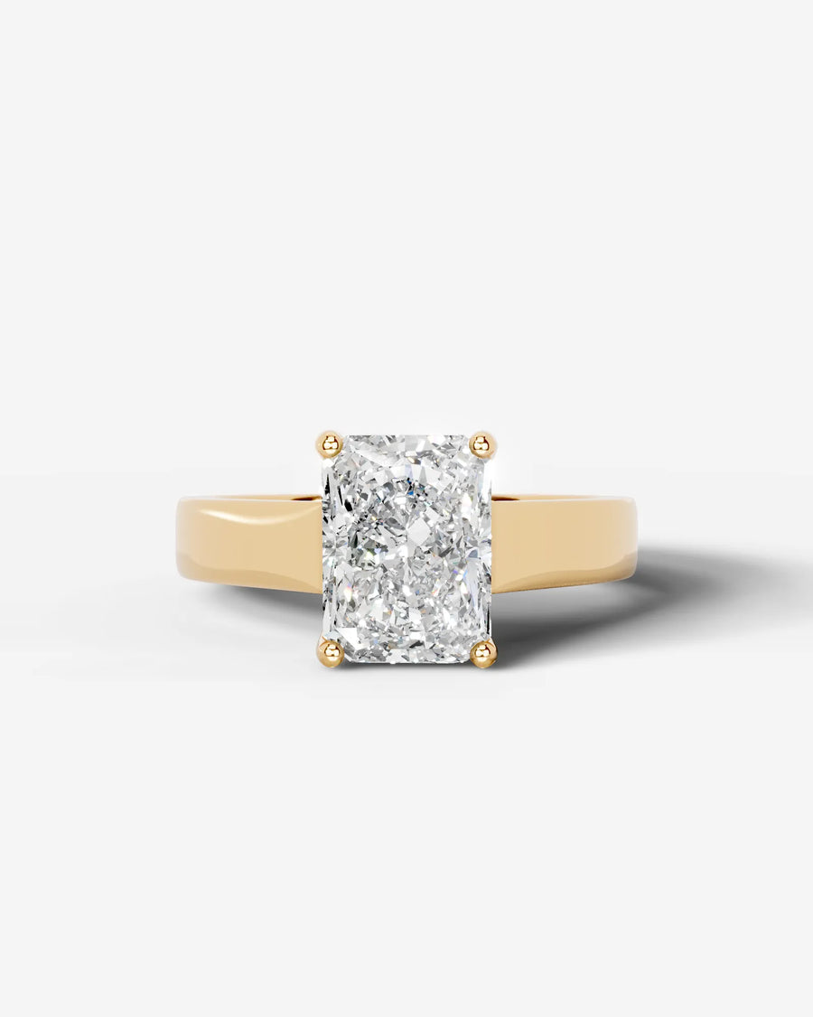Nola (Elongated Radiant) 18k Yellow Gold 001