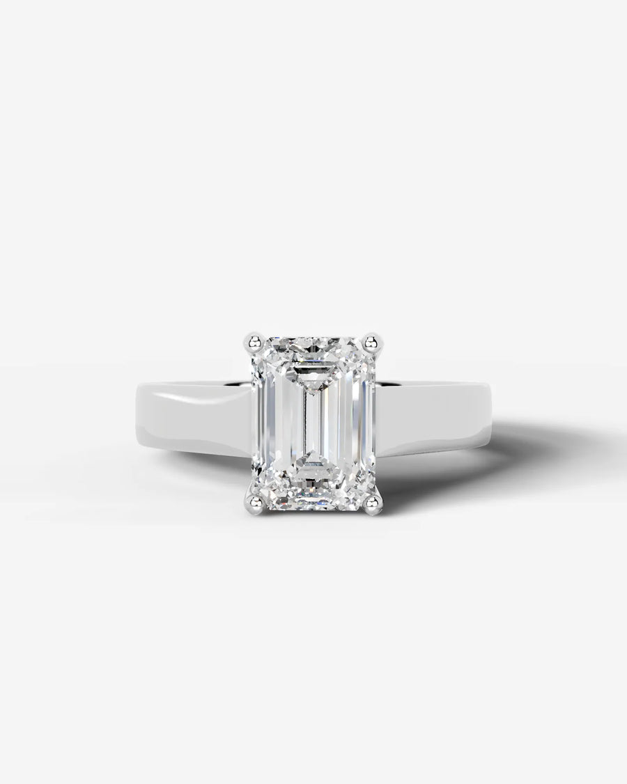 Nola (Emerald) 14k White Gold 001