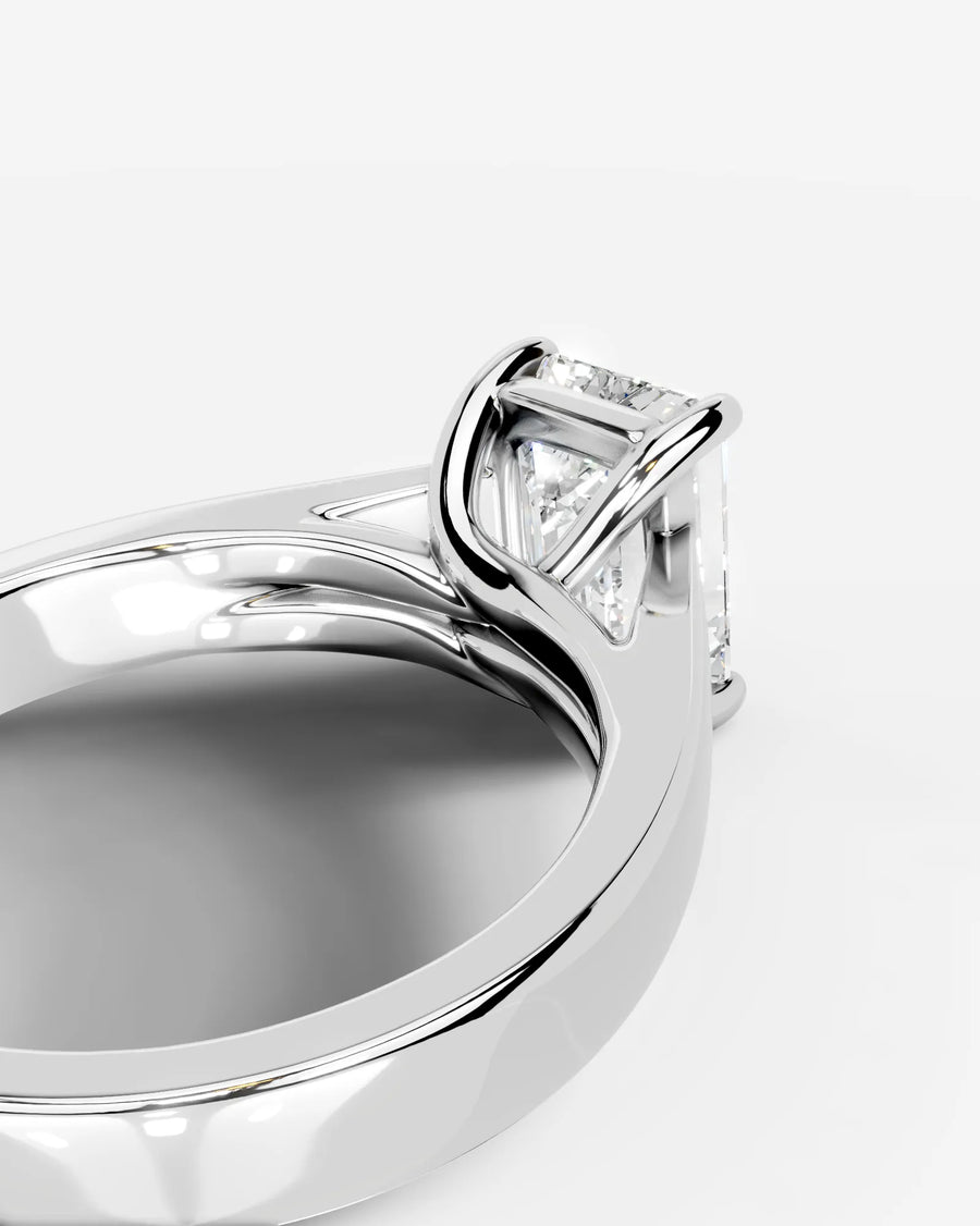 Nola (Emerald) 18k White Gold 002