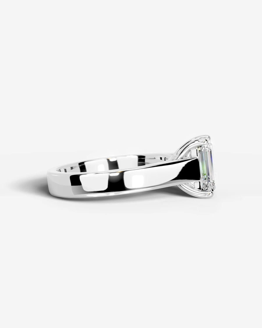 Nola (Emerald) 18k White Gold 003