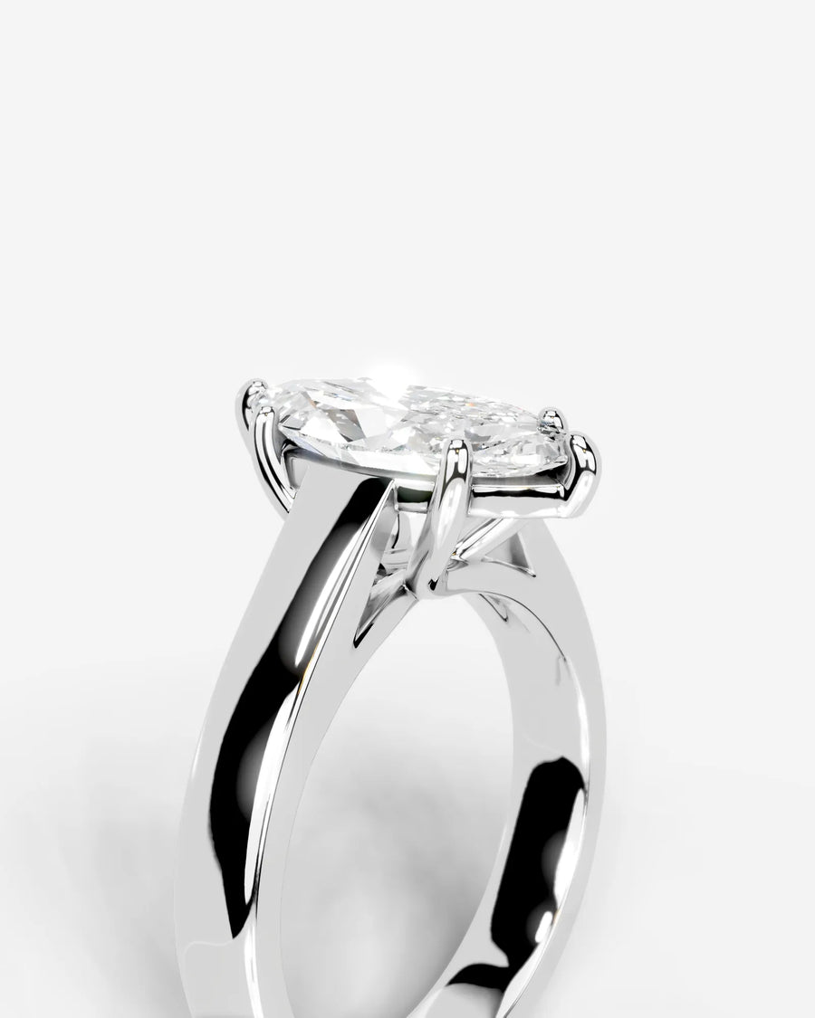 Nola (Marquise) Platinum 005