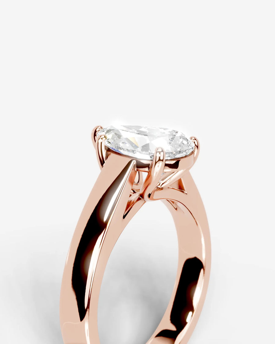 Nola (Pear) 14k Rose Gold 005