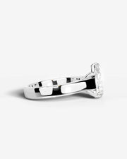 Nola (Pear) 18k White Gold 003