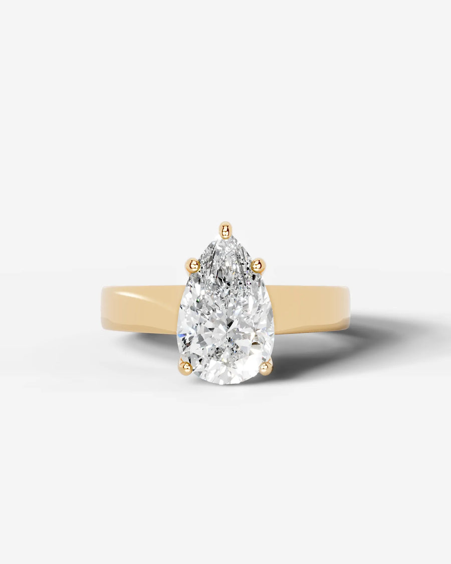 Nola (Pear) 18k Yellow Gold 001