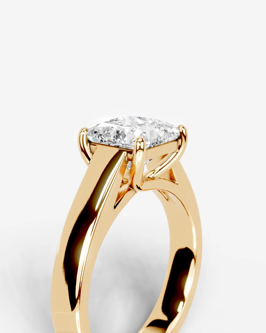 Nola (Princess) 14k Yellow Gold 005