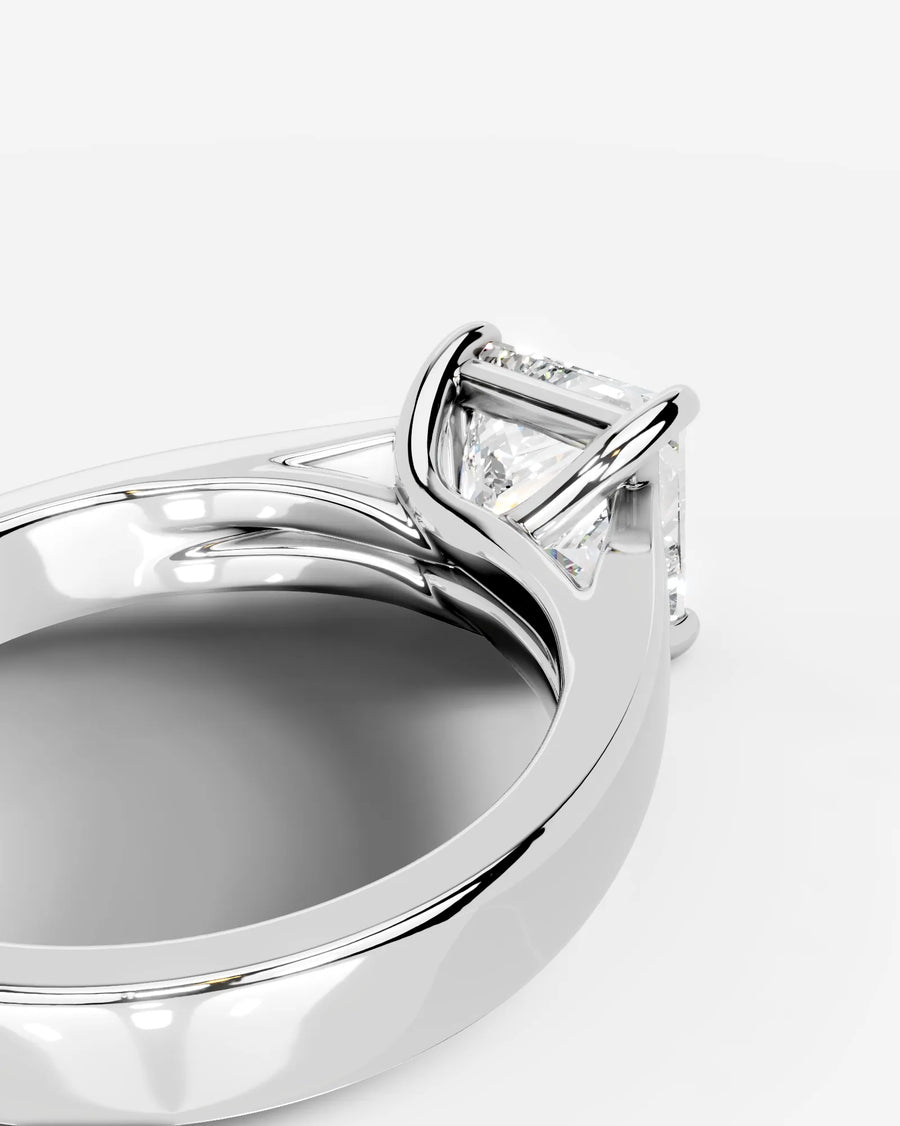 Nola (Princess) 18k White Gold 002