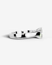 Nola (Princess) 18k White Gold 003