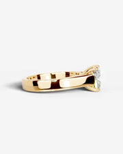 Nola (Princess) 14k Yellow Gold 003