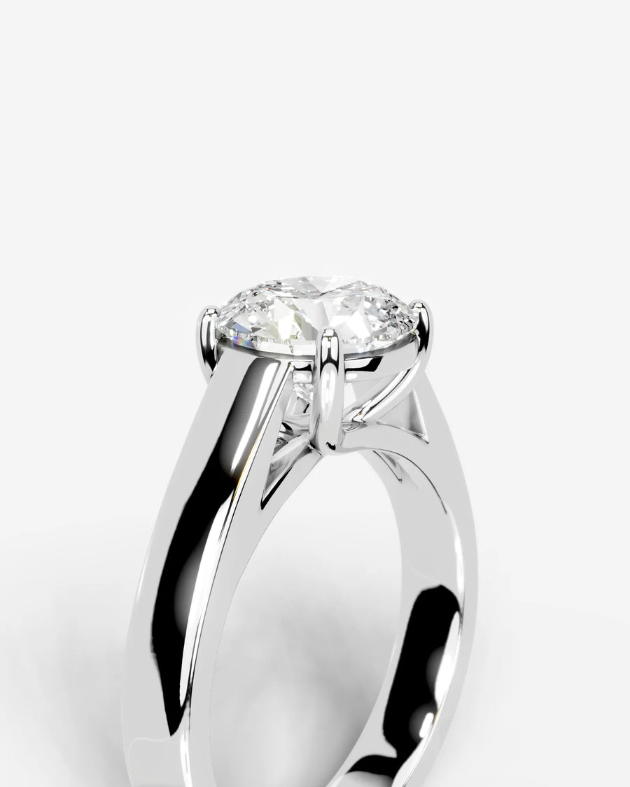 Nola (Round) 18k White Gold 005