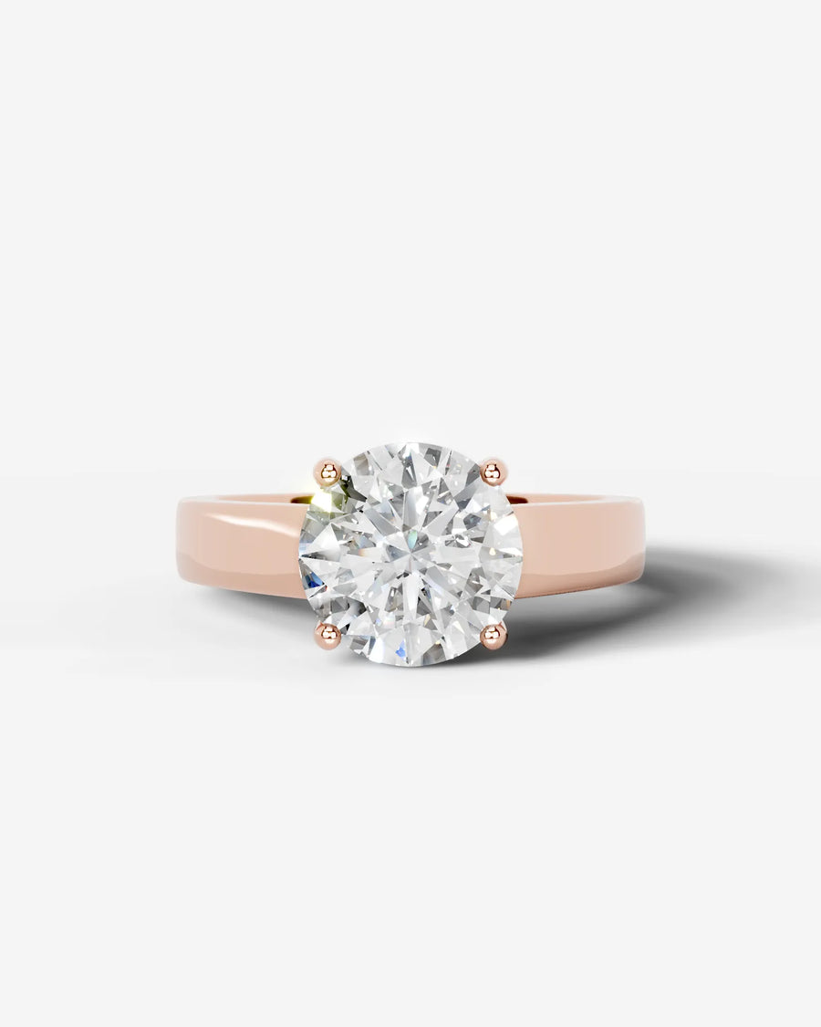 Nola (Round) 14k Rose Gold 001