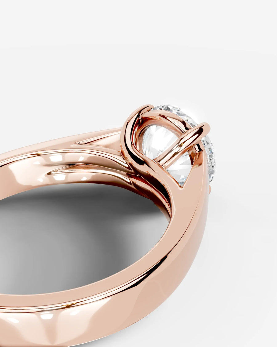 Nola (Round) 14k Rose Gold 002